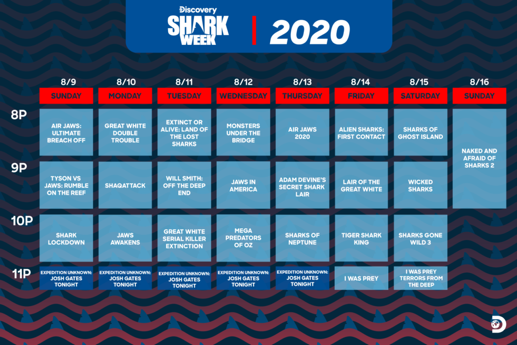 Shark Week 2020 Schedule Features More Science, Stars, and Sharks Than Ever

