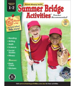 Summer Bridge Activities First to Second Grade for preventing summer learning loss