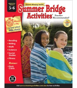 Summer Bridge Activities Fifth to Sixth Grade for preventing summer learning loss