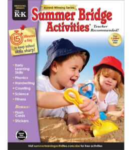Summer Bridge Activities Pre-K to Kindergarten for preventing summer learning loss
