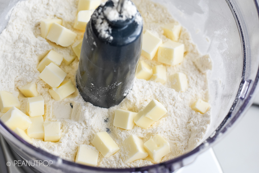 Galette Dough: flour, butter, salt, water