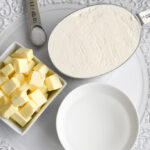 Galette Dough: flour, butter, salt, water