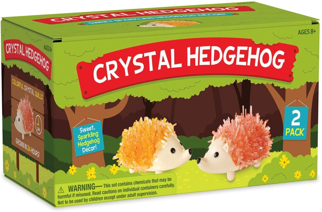 Crystal Hedgehog Growing Kits - PeanutPop Holiday Gift Guide 