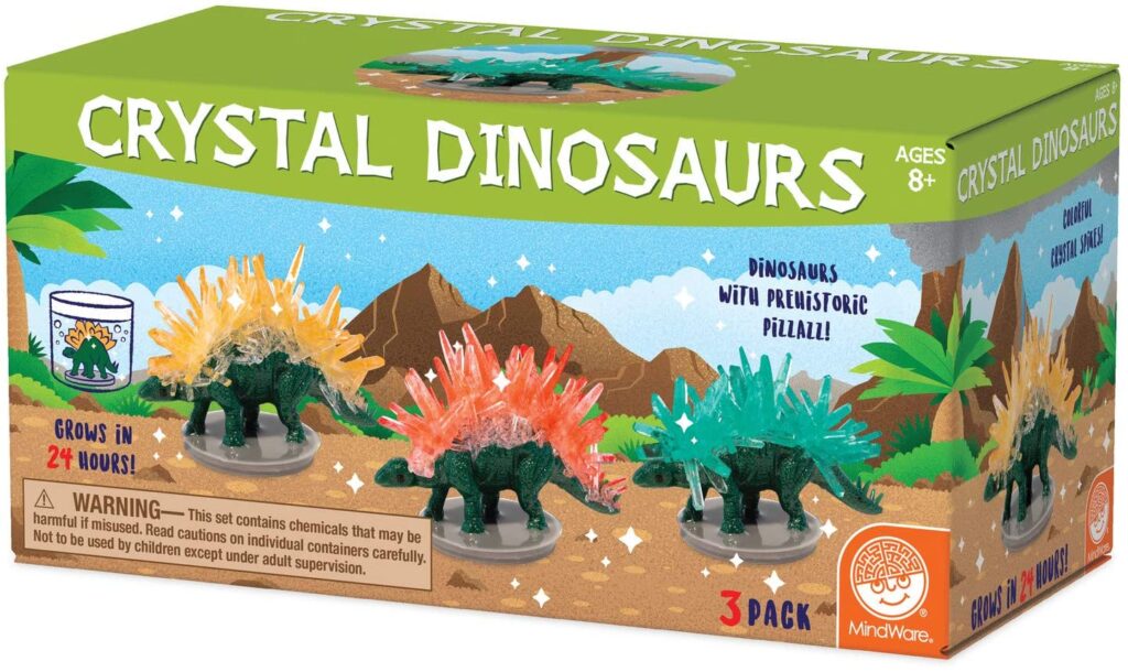 Crystal Dinosaurs Growing Kits - PeanutPop Holiday Gift Guide 