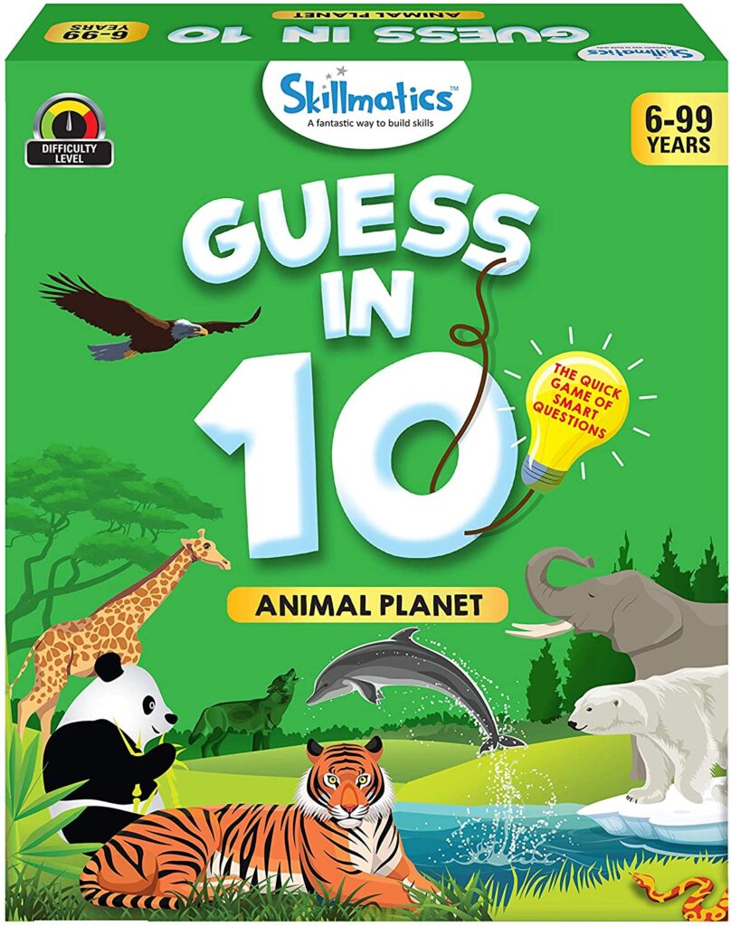 Skillmatics Guess in 10 Animal Planet, All Around the Town, Things That Go, States of America  - PeanutPop Holiday Gift Guide 