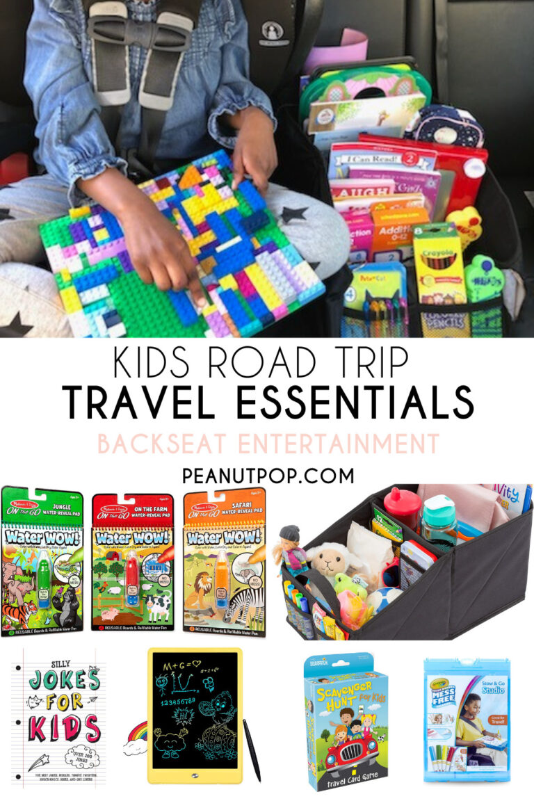 road trip essentials for 4 year old